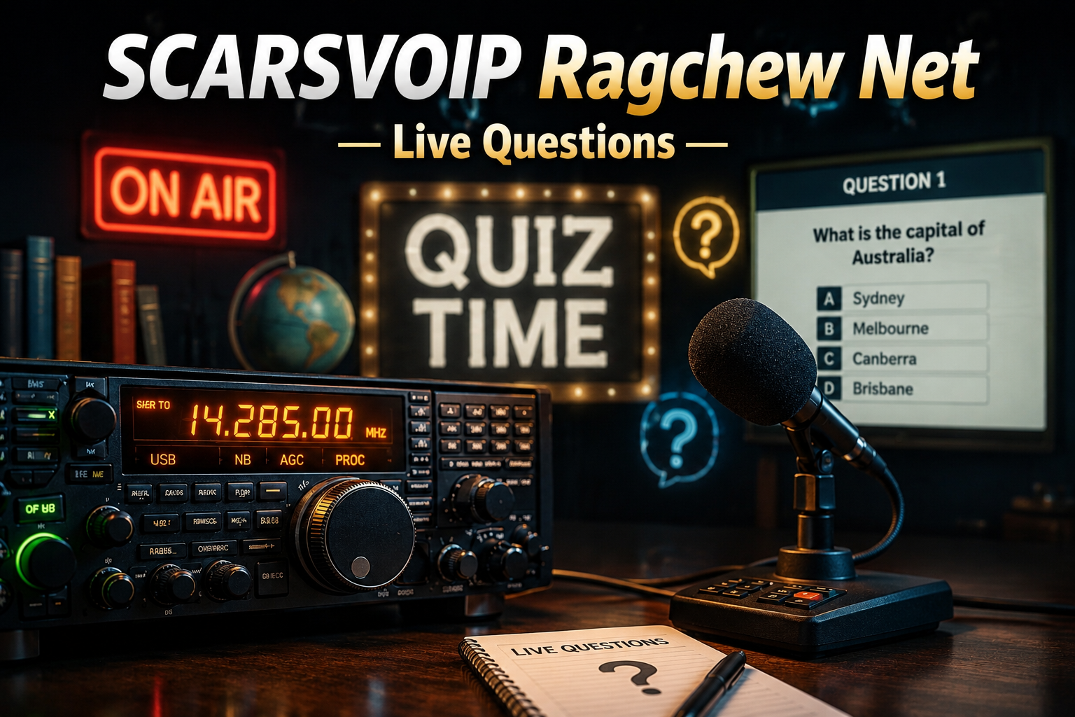 SCARSVOIP Ragchew Net Live Questions